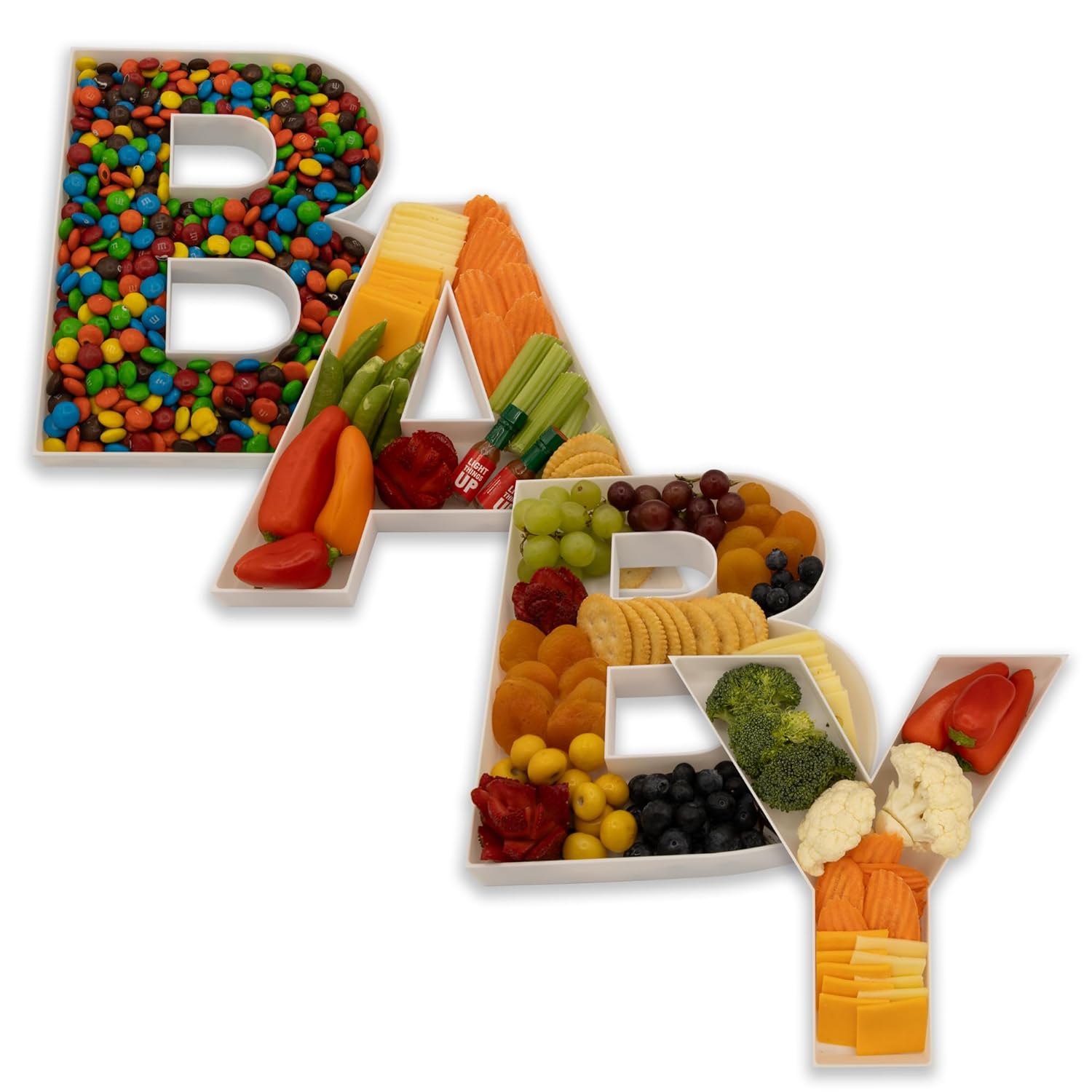 Baby Food Organizer - Наполняемые пищевые буквы в форме сладости,