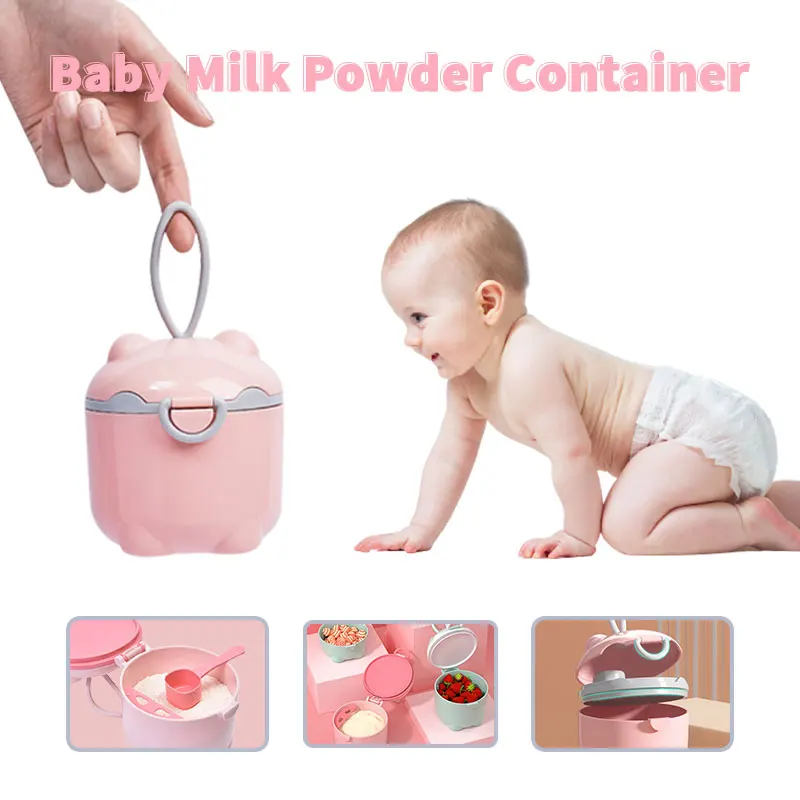 Baby Food Lactogen - Контейнер для детского молока с ложкой,
