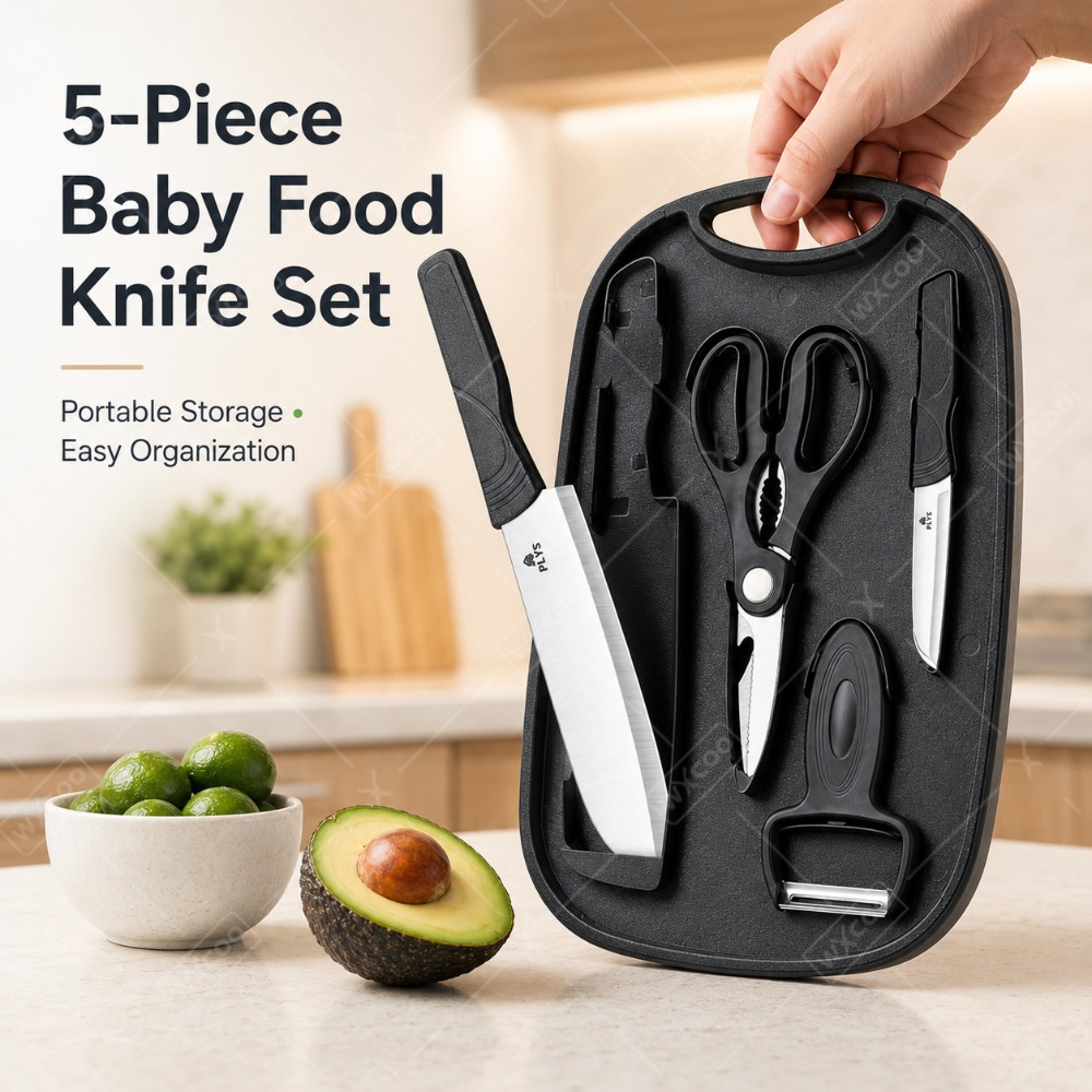 Baby Food Utensils Set - Набор для приготовления детского питания: нож,