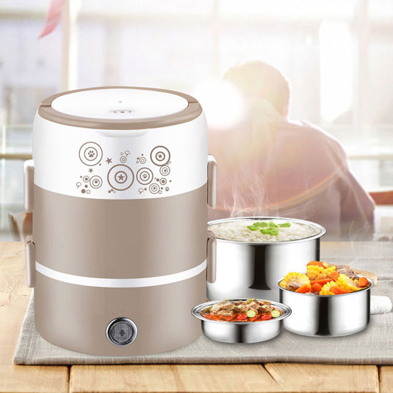 Baby Food Warmer Portable - Ланч-бокс с электрическим подогревом, 220 В,