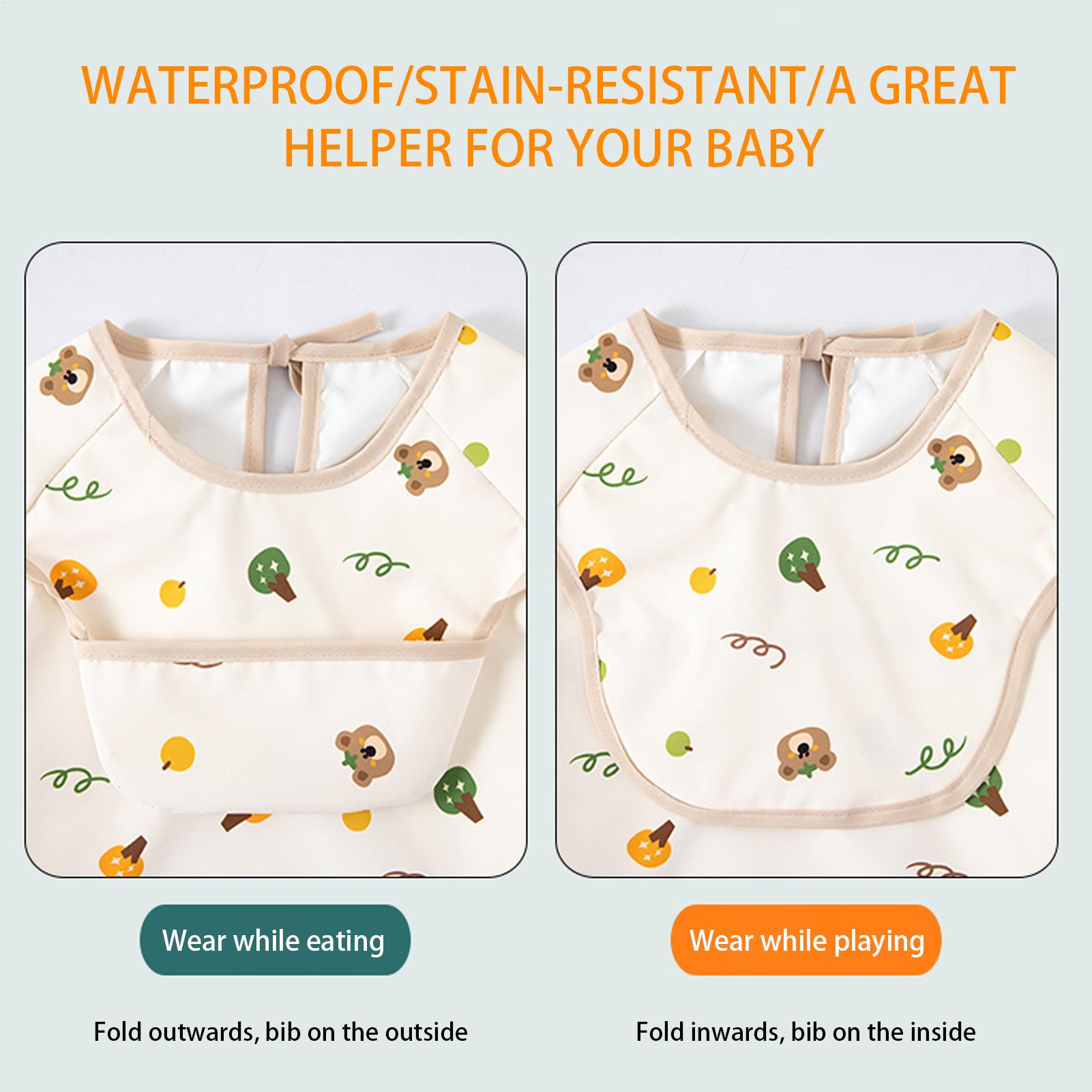 Baby Food In Restaurant - Детский фартук-нагрудник с мягким регулируемым ремешком