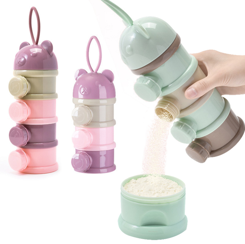 Baby Food Options - Три/четырехъярусный портативный контейнер для еды, порошок,