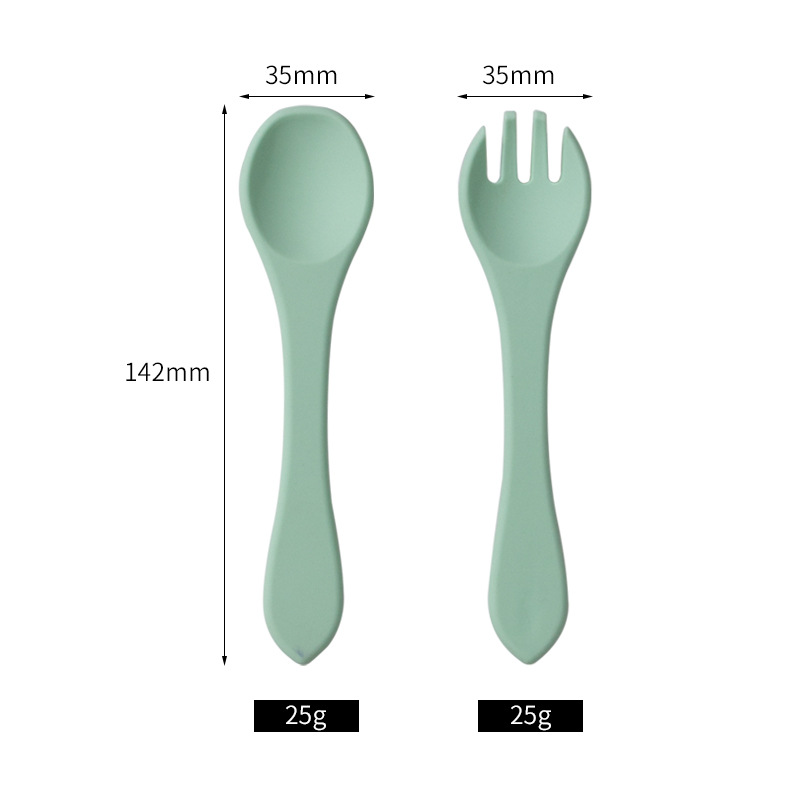 Baby Food Utensils Set - Набор детских ложек и вилок из