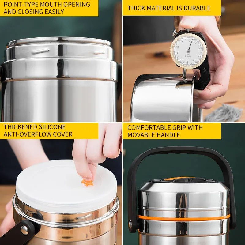 Вакуумный термобокс для обеда  – обзор и цена Baby Food Warmer Portable