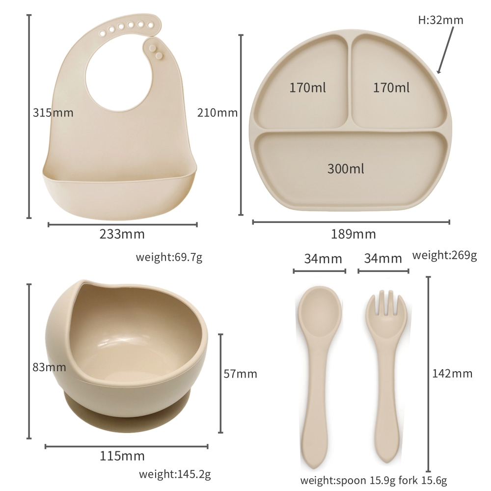 Набор детской посуды с кролико – обзор и цена Baby Food Utensils Set