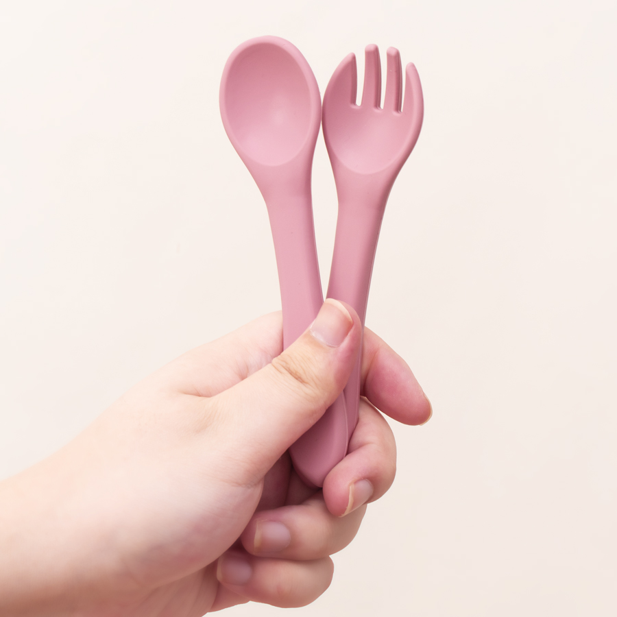 2 шт./набор, Детские Силиконов – обзор и цена Baby Food Utensils Set