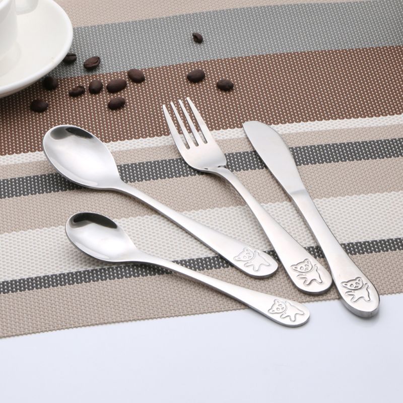 4 шт./компл., детская чайная л – обзор и цена Baby Food Utensils Set