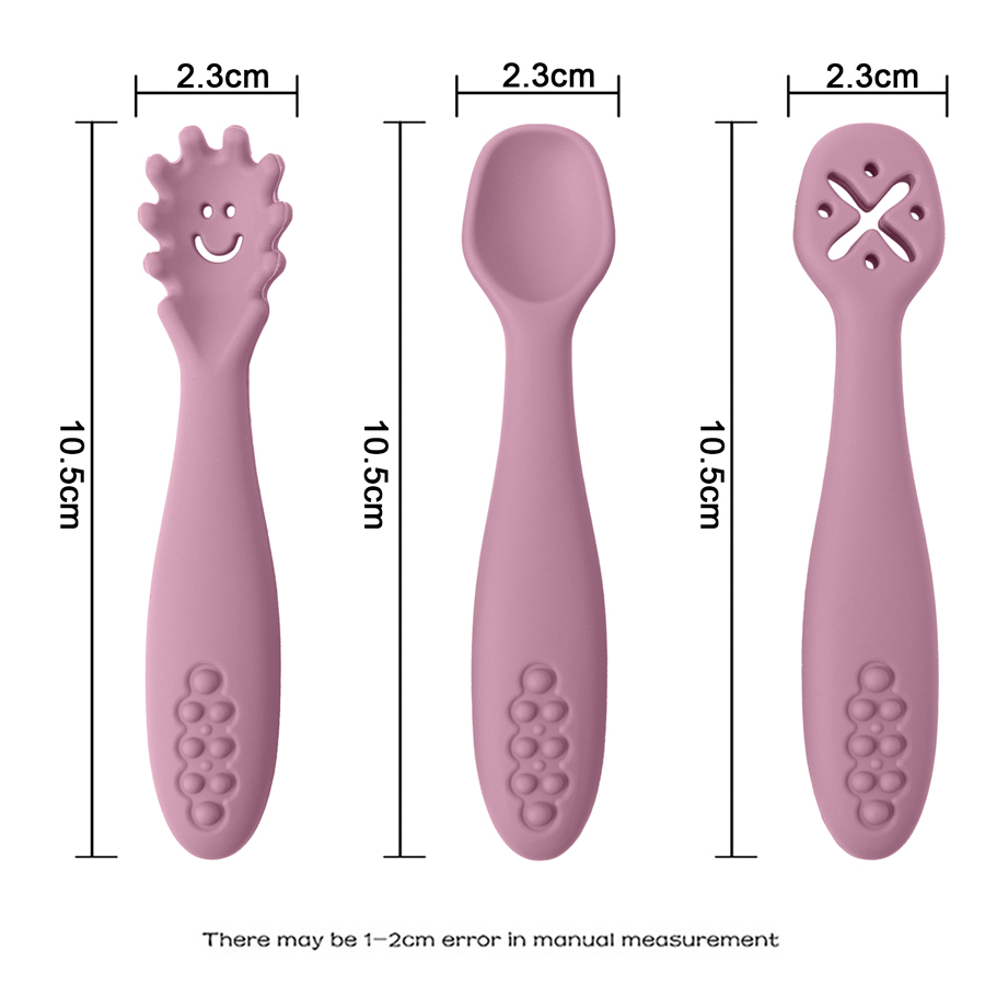 3 шт., милые детские обучающие – обзор и цена Baby Food Utensils Set