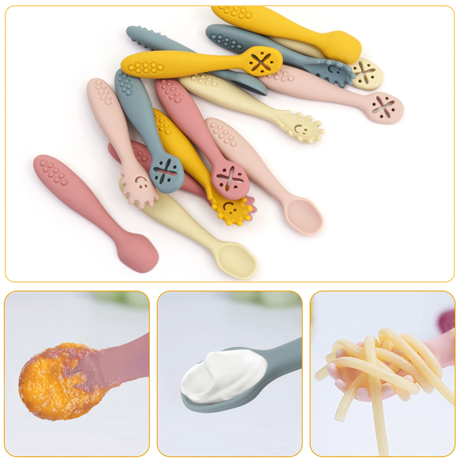 3 шт., милые детские обучающие – обзор и цена Baby Food Utensils Set