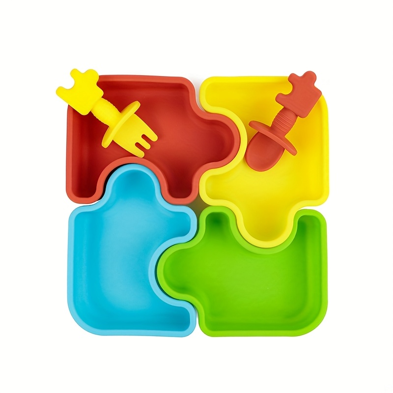 6 шт./компл., детская силиконо – обзор и цена Baby Food Utensils Set