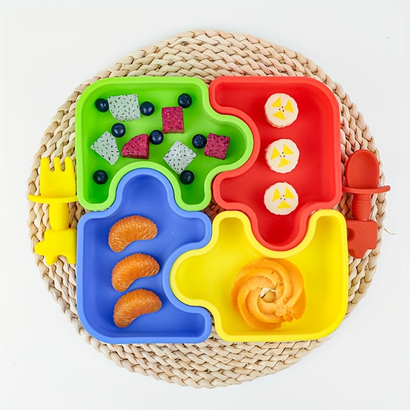 6 шт./компл., детская силиконо – обзор и цена Baby Food Utensils Set