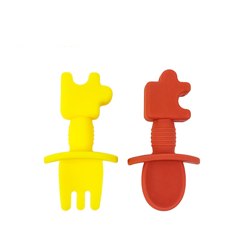 6 шт./компл., детская силиконо – обзор и цена Baby Food Utensils Set