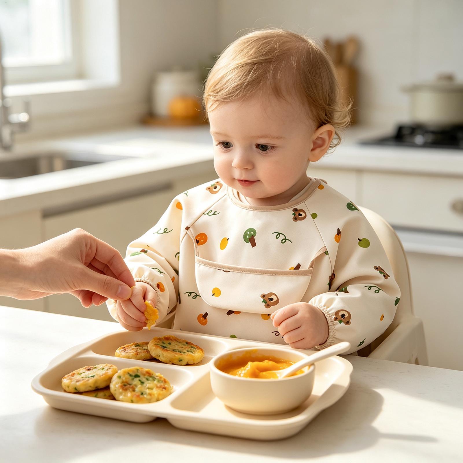 Детский фартук-нагрудник с мяг – обзор и цена Baby Food In Restaurant