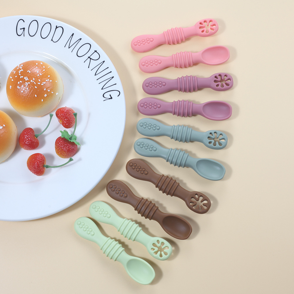 2 шт., милые детские обучающие – обзор и цена Baby Food Utensils Set